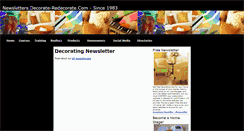 Desktop Screenshot of newsletters.decorate-redecorate.com