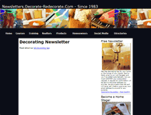 Tablet Screenshot of newsletters.decorate-redecorate.com
